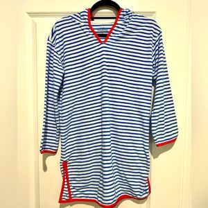 Vineyard Vines Girls Hooded Coverup Size L(14)